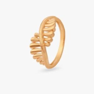 Gilded Leafline Gold Ring